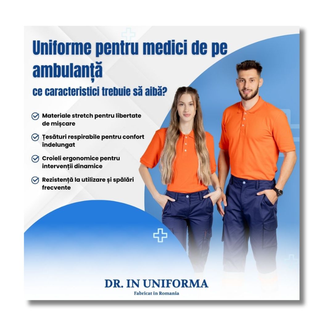 Uniforme pentru medici de pe ambulanță – ce caracteristici trebuie să aibă?